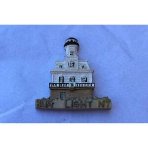 Bug Light NY Souvenir Magnet New York Nautical Lighthouse Collectible